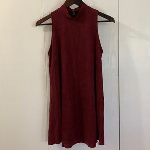Forever 21 Sleeveless Swing Mock Neck Dress sz SM